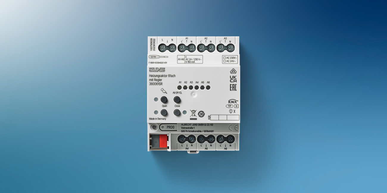 KNX Heizungsaktor 6-fach bei Engel-Elektroservice Fachbetrieb für Elektrotechnik in Nidderau